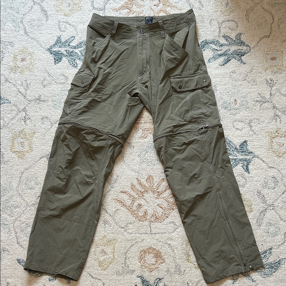 Kuhl Olive Green Men's Cargo Pants 34x32